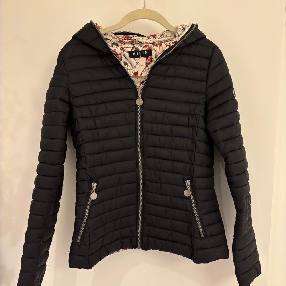 Women's Black Puffer Jacket